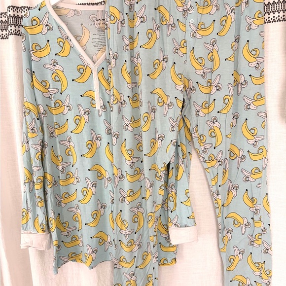 Little Sleepies Other - Little Sleepies Banana Print 2 piece Pajama Set – Women’s Medium